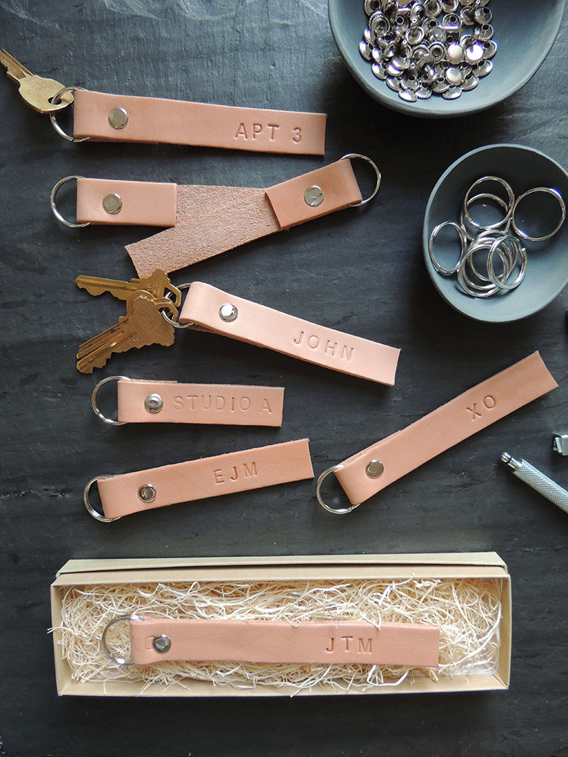 monogrammed keyrings