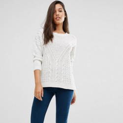 Boohoo Cable Rib Knit Jumper